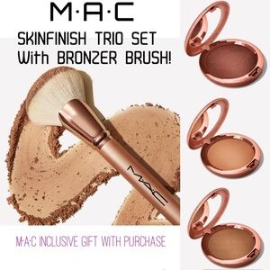 M•A•C RADIANT TRIO Brush + Bronzer BUNDLE SET